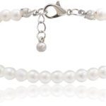 1Pc Pearl Handmade Anklet Simple Imitation pearls Hand Woven Boho Foot Jewelry Anklet Bracelet Summer Beach for Women