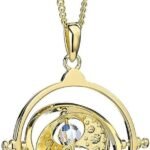 Gold Plated Sterling Silver Necklace with Crystals