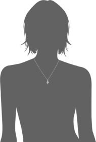 Diamond 3 Stone Pendant Necklace (1/4 cttw), 18" - Image 2
