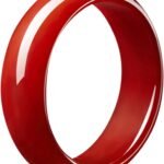 Widen the version Hot Natural Red Agate Chalcedony high ice Bangle Ladies Bracelet Brazilian Jade  Jade high-end Gift Bangle 54mm-64mm