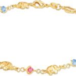 18K Gold Plated Elephant Anklet For Women - Made In Brazil